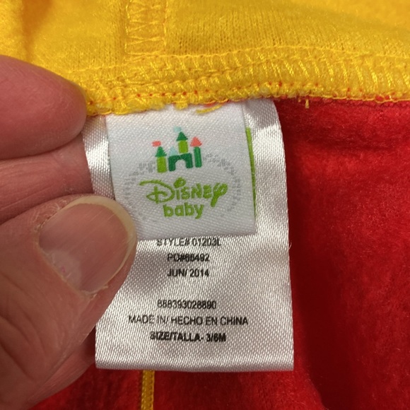 Disney Pooh Kids fleece bunting costume 3/6m - Picture 6 of 7